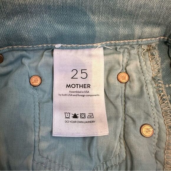 Mother The Insider Crop Step Fray Jeans - Picture 11 of 13